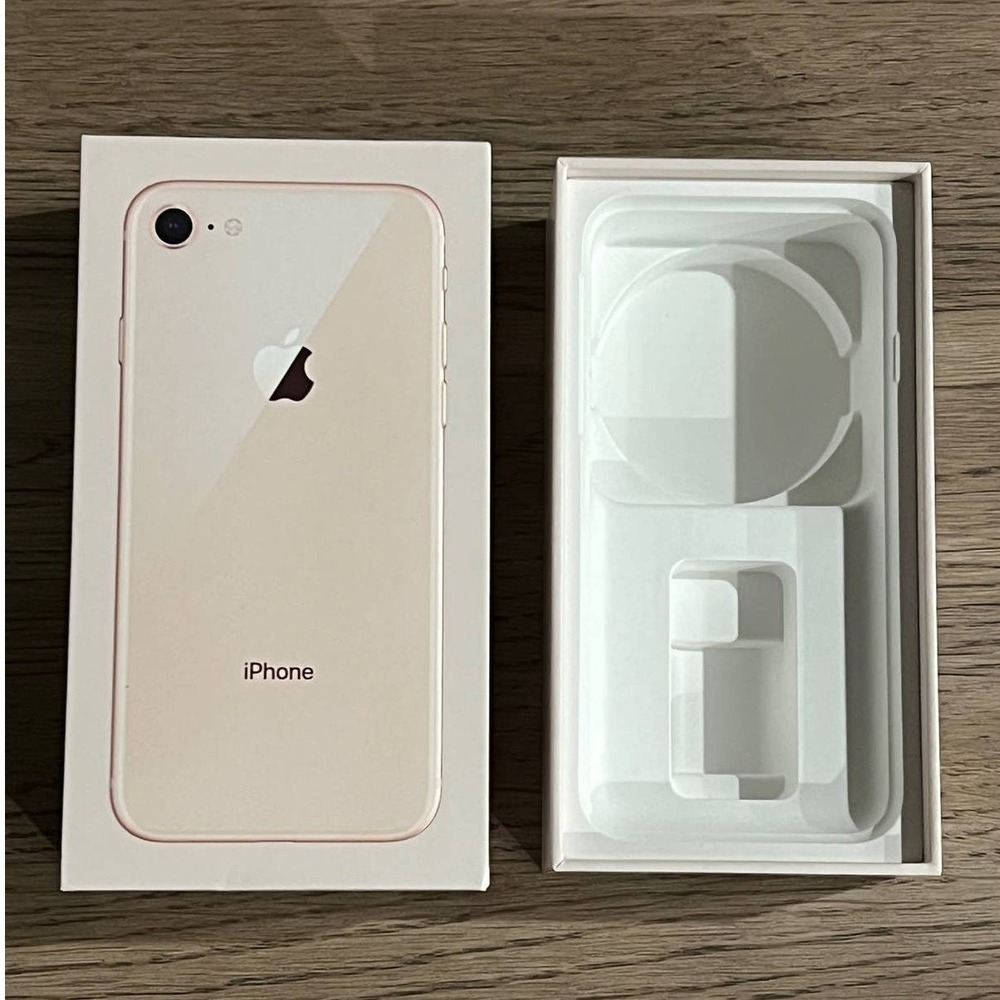 Apple iPhone 8 64GB Gold Retail Box + Insert Tray Only Replacement Packaging